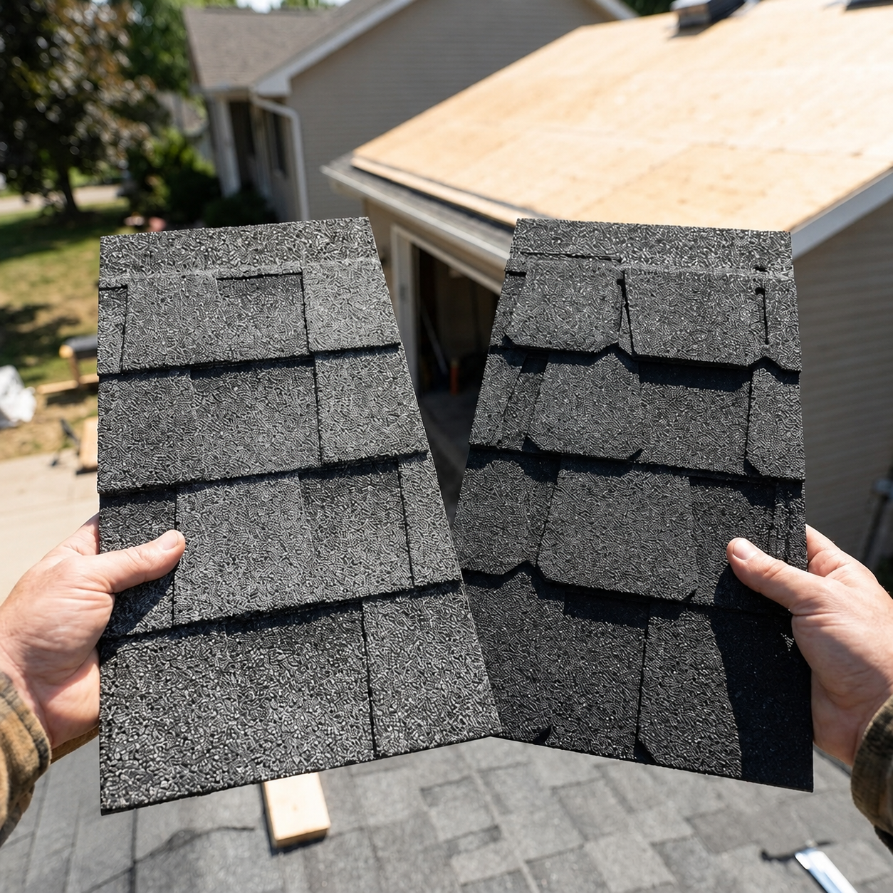 Architectural vs designer shingles Bellevue